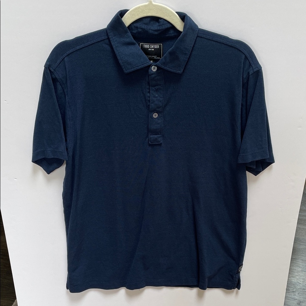 Todd Snyder Men's Navy Polo Shirt